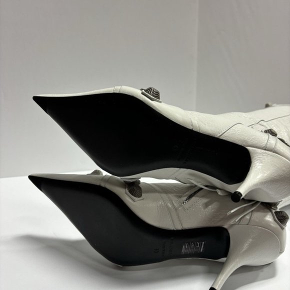 Balenciaga Women’s Cagole H90 Boot Optic White, Size US 10 M, C 40 - Picture 5 of 6